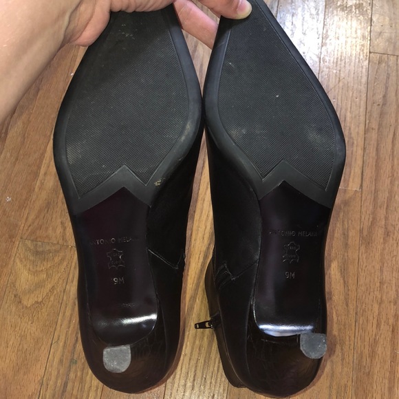 Antonio Melani black heel boots - Picture 6 of 7